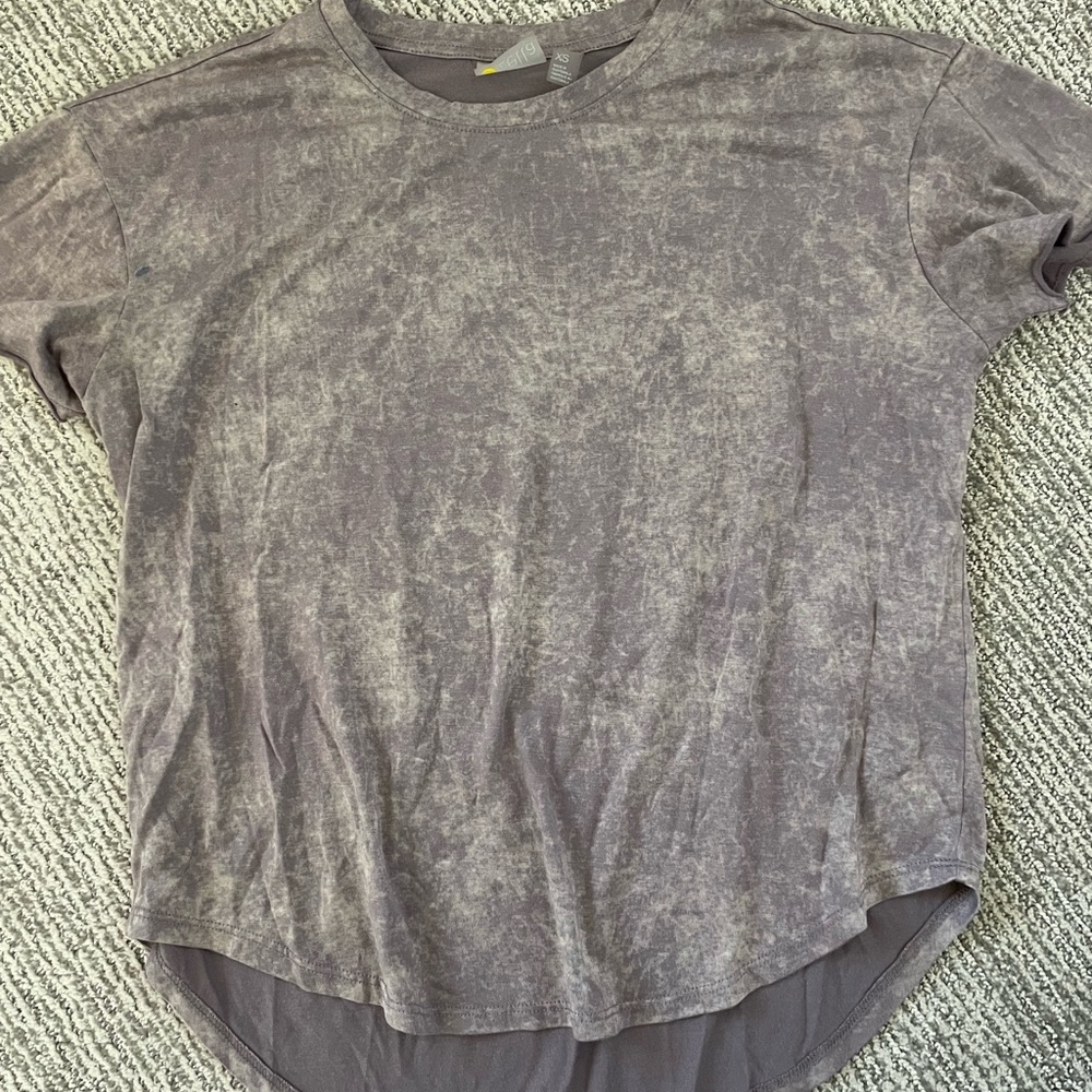 Zella purple short sleeved tee small